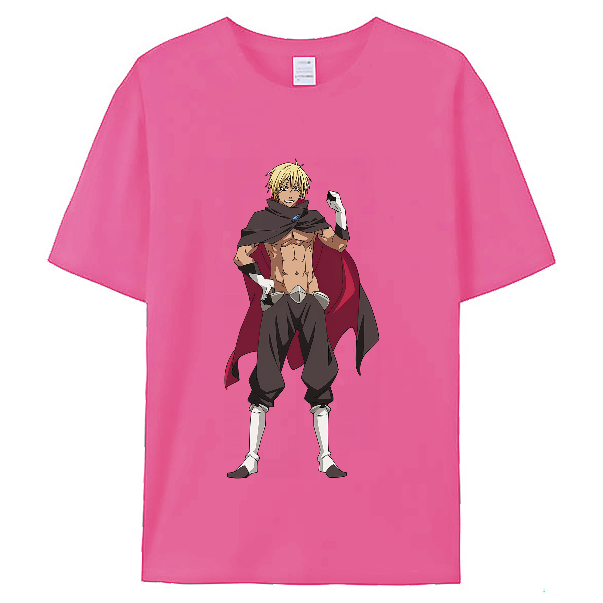 （画像用） 転スラ Regarding Reincarnated to Slime レディースカジュアルプリントTシャツ（綿100％）